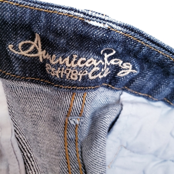 American Rag Denim Dark Wash Shorts Size 7 - Picture 4 of 5